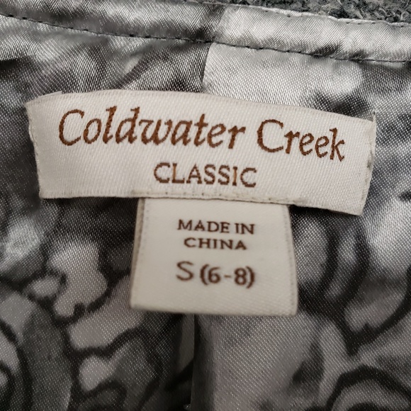 Coldwater Creek Classic Soft Gray Blazer Jacket. - Picture 3 of 6
